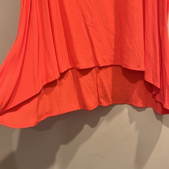 NEW - LUQ- bought on stitch fix. Tank top. Eyelet top. Coral. Size XL. Coral - Picture 4 of 14